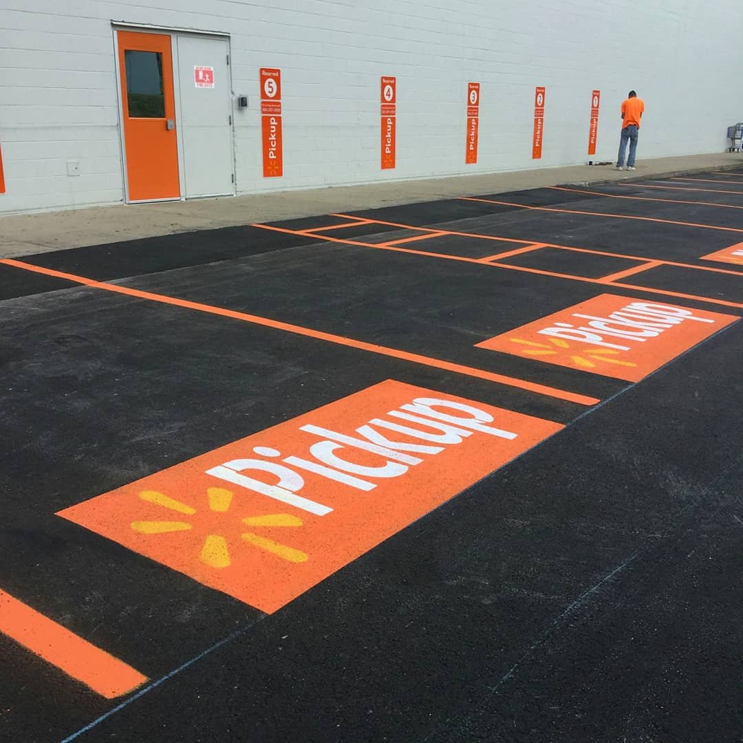 parking lot line striping