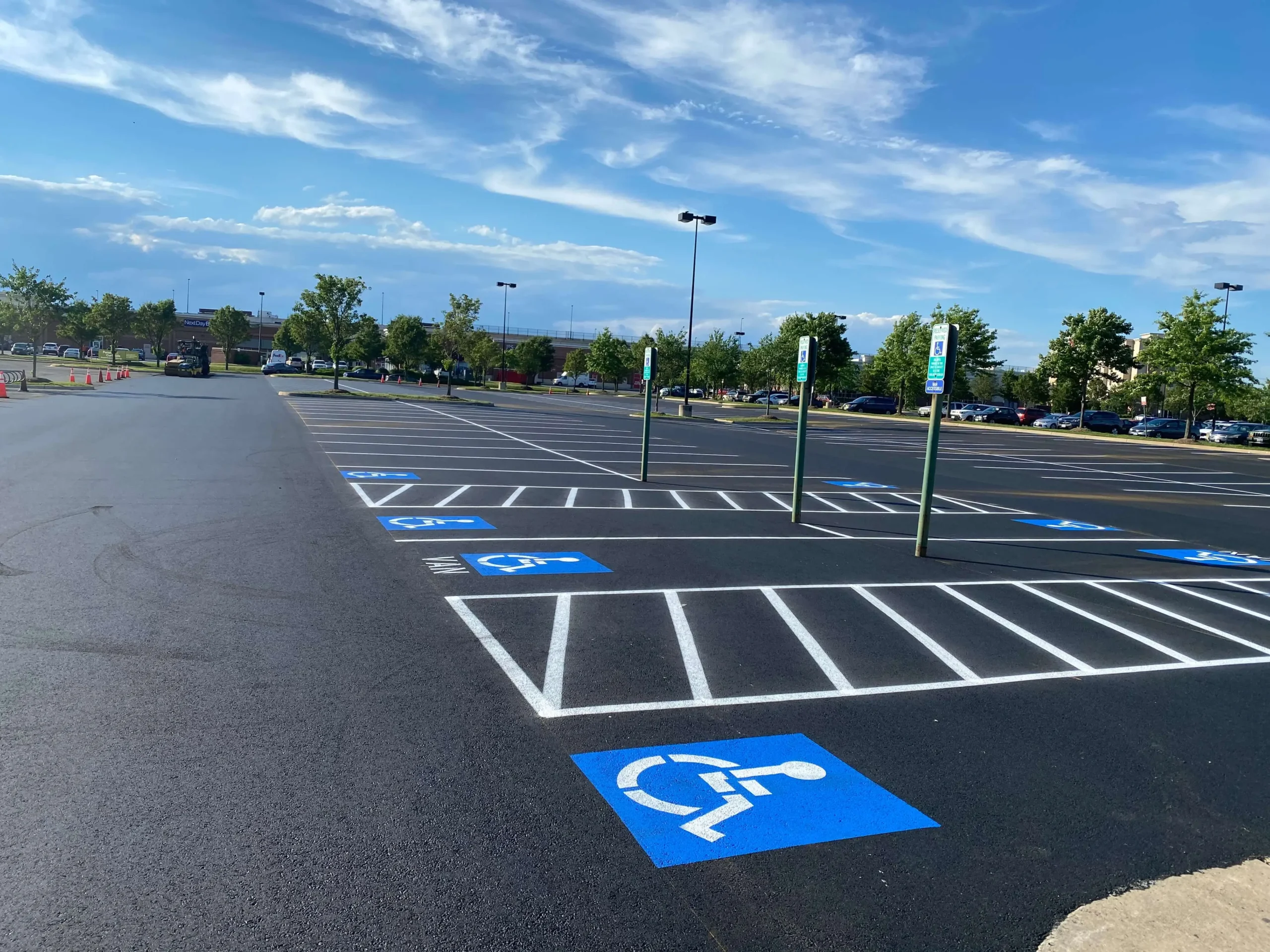 parking lot painting