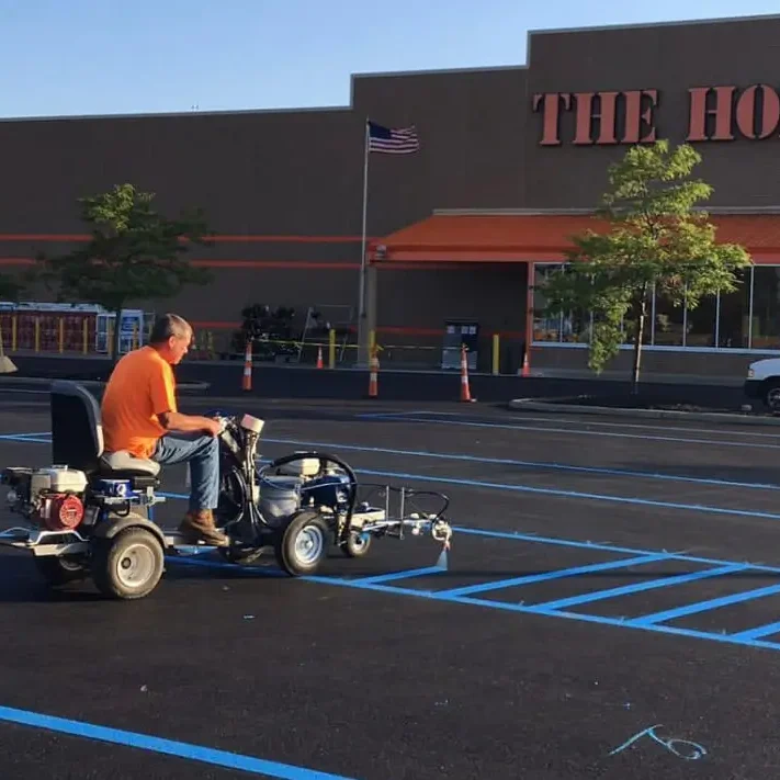 parking line striping